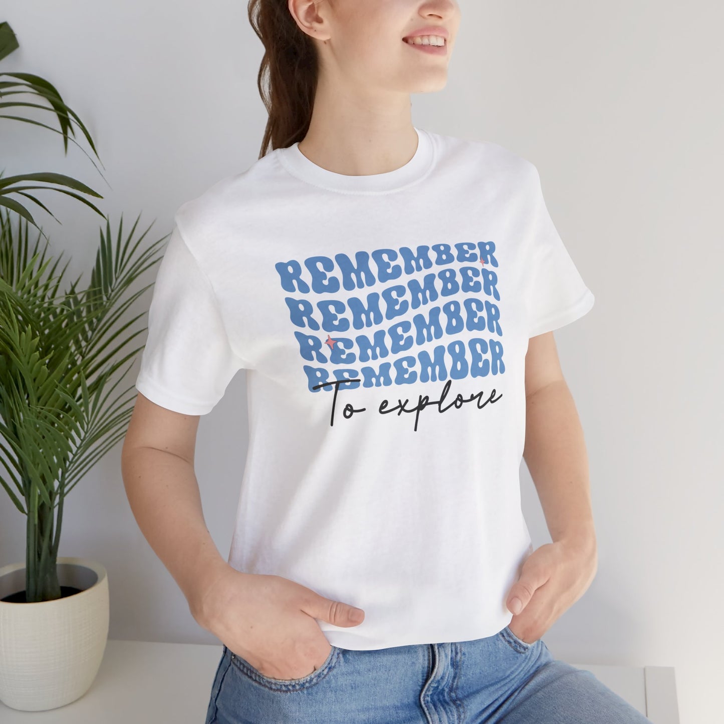 Retro Vibes, Wanderlust Vibes: Remember to Explore T-Shirt