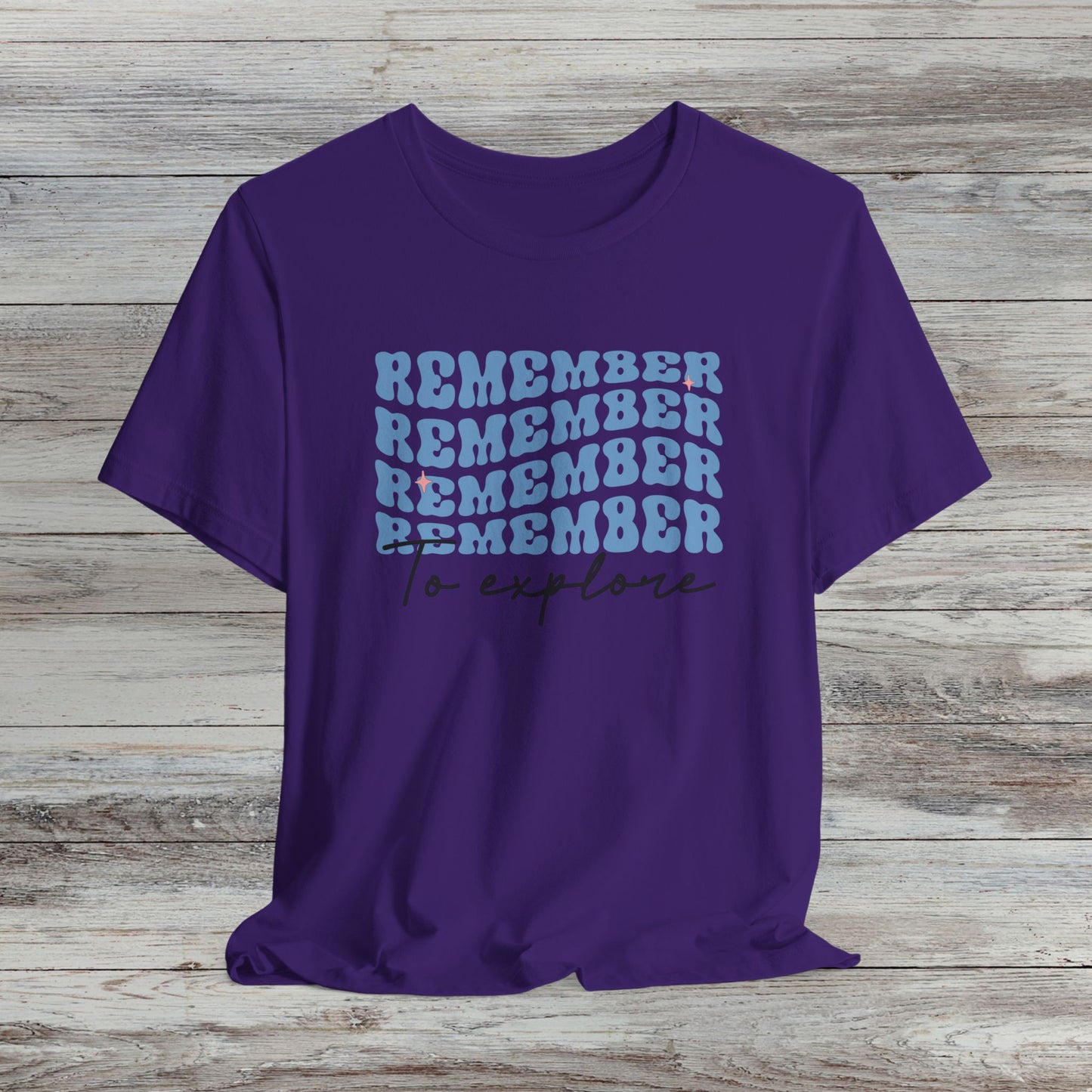 Retro Vibes, Wanderlust Vibes: Remember to Explore T-Shirt