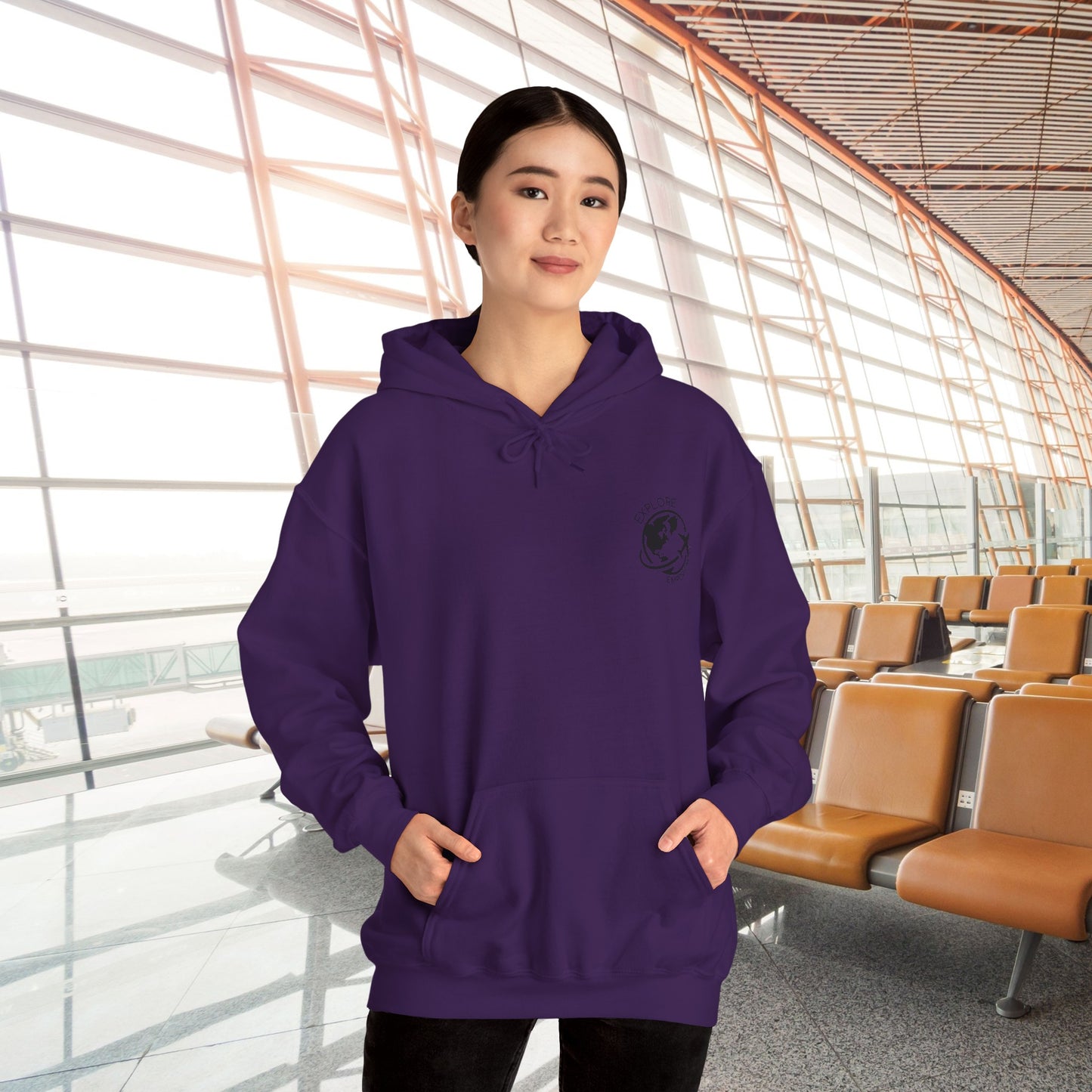Explore Your Lifestyle: Explore Emporium Co. Logo Hoodie