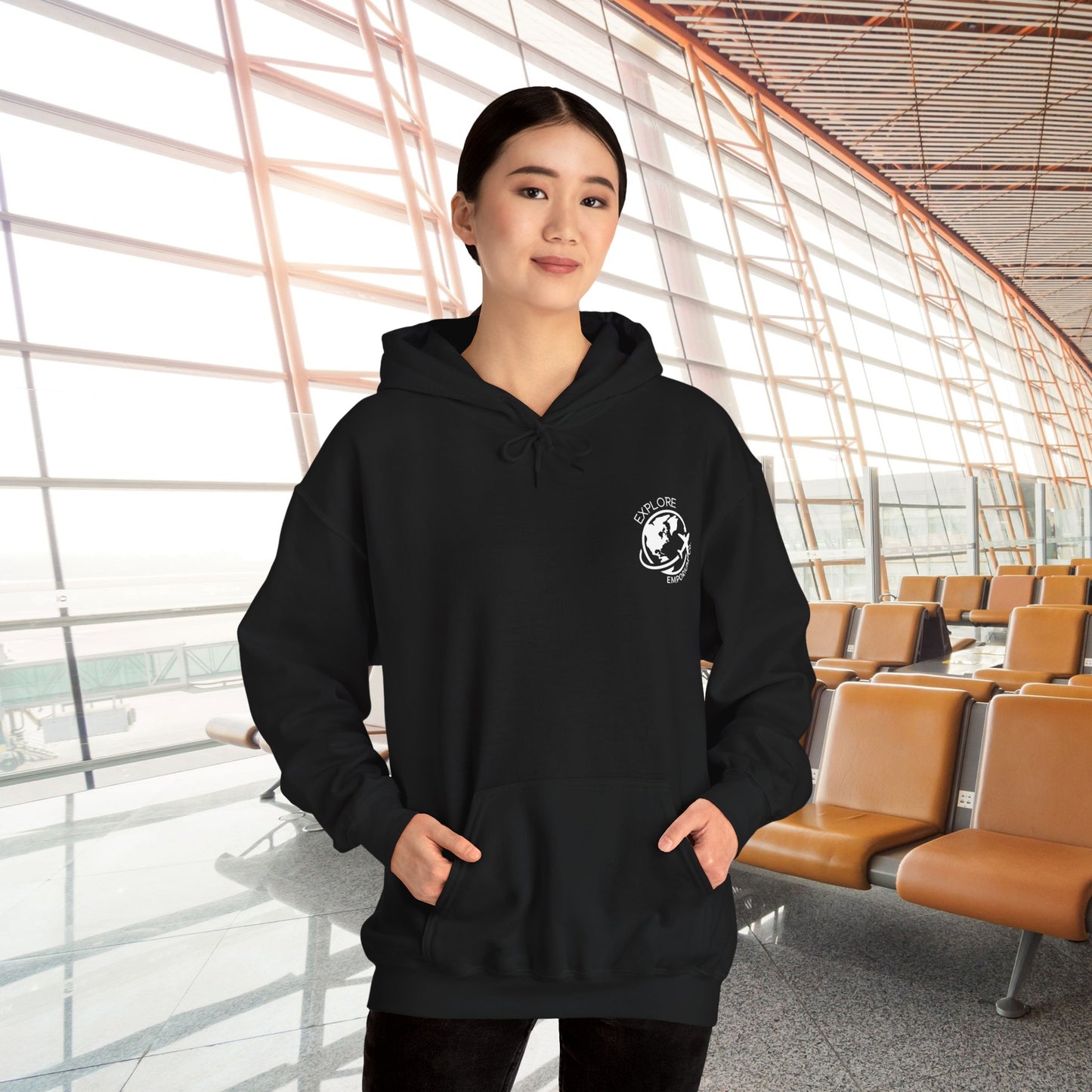 Explore Your Lifestyle: Explore Emporium Co. Logo Hoodie