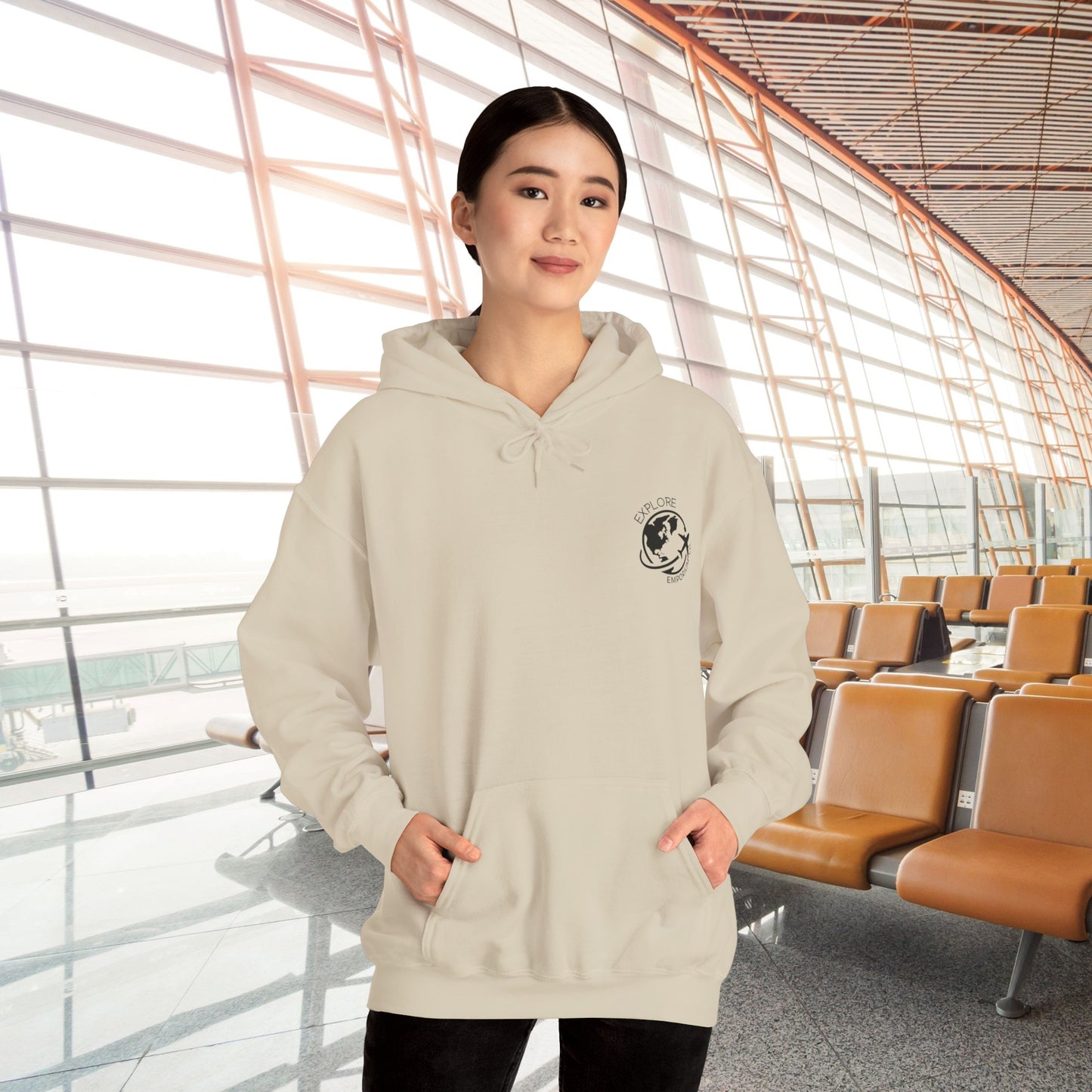 Explore Your Lifestyle: Explore Emporium Co. Logo Hoodie