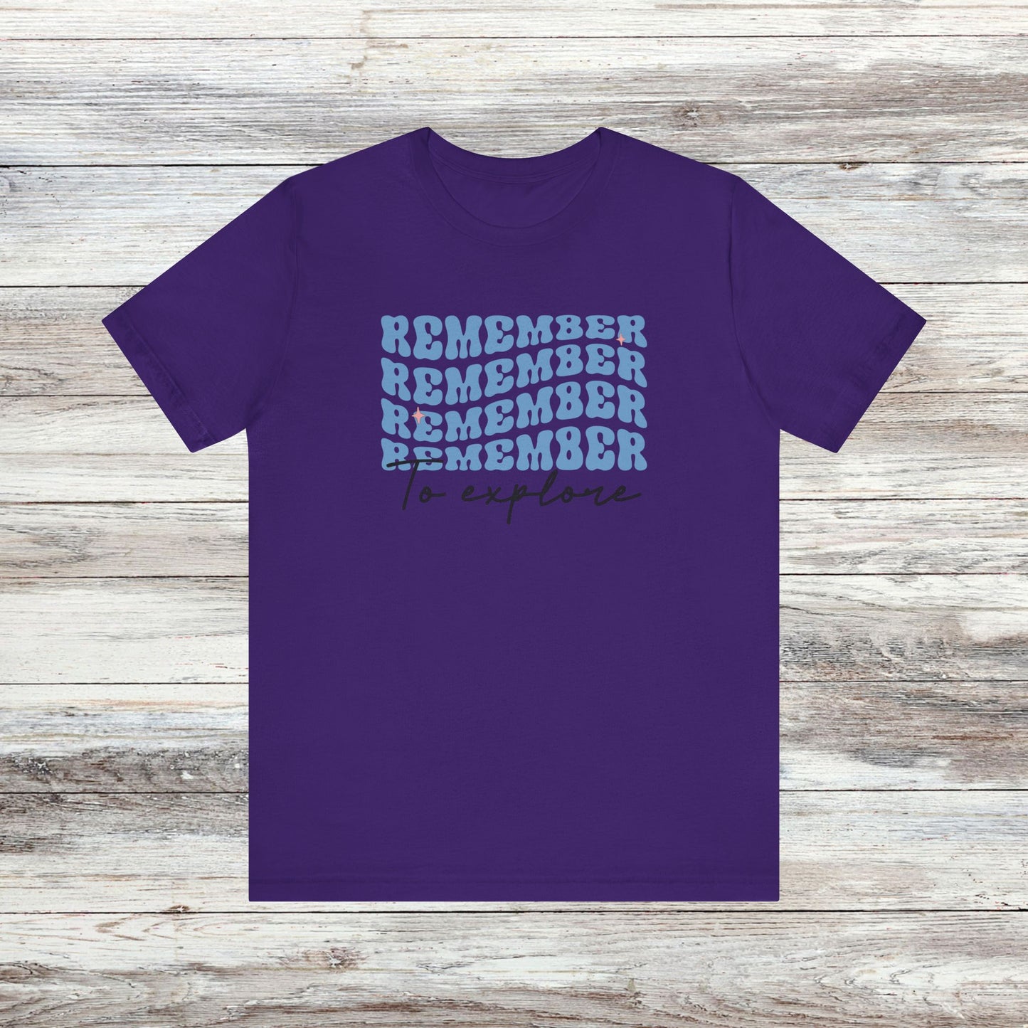Retro Vibes, Wanderlust Vibes: Remember to Explore T-Shirt