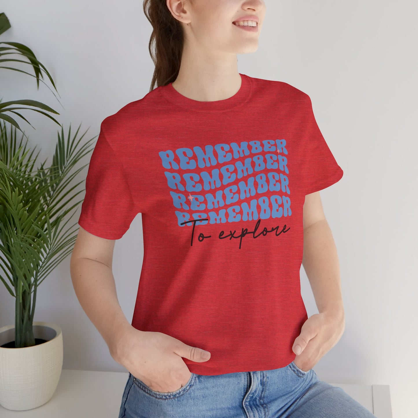 Retro Vibes, Wanderlust Vibes: Remember to Explore T-Shirt
