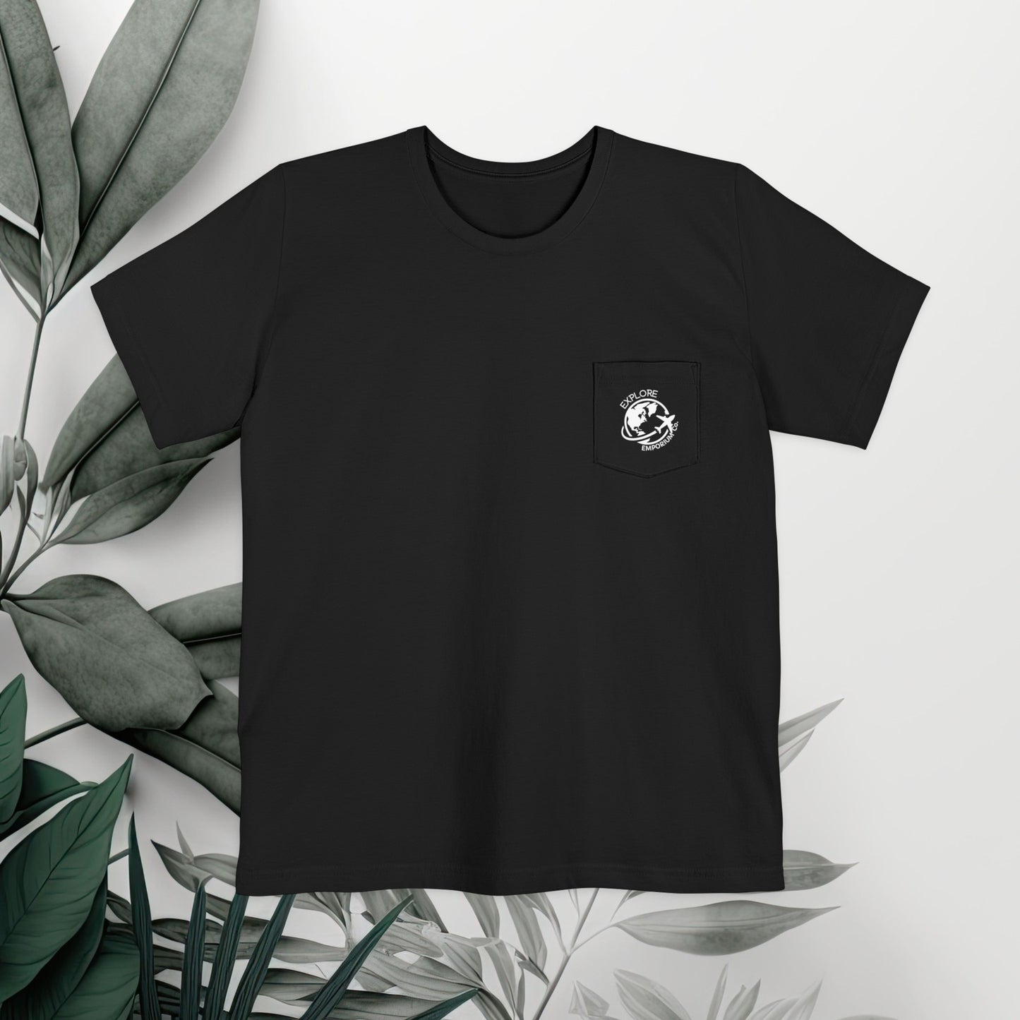 Explore Emporium Co. Black Logo Tee: Represent Your Wanderlust Lifestyle