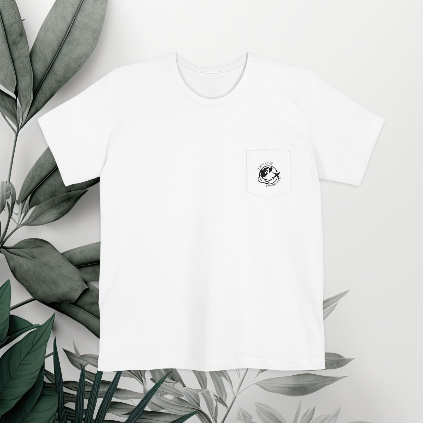 Explore Emporium Co. Black Logo Tee: Represent Your Wanderlust Lifestyle