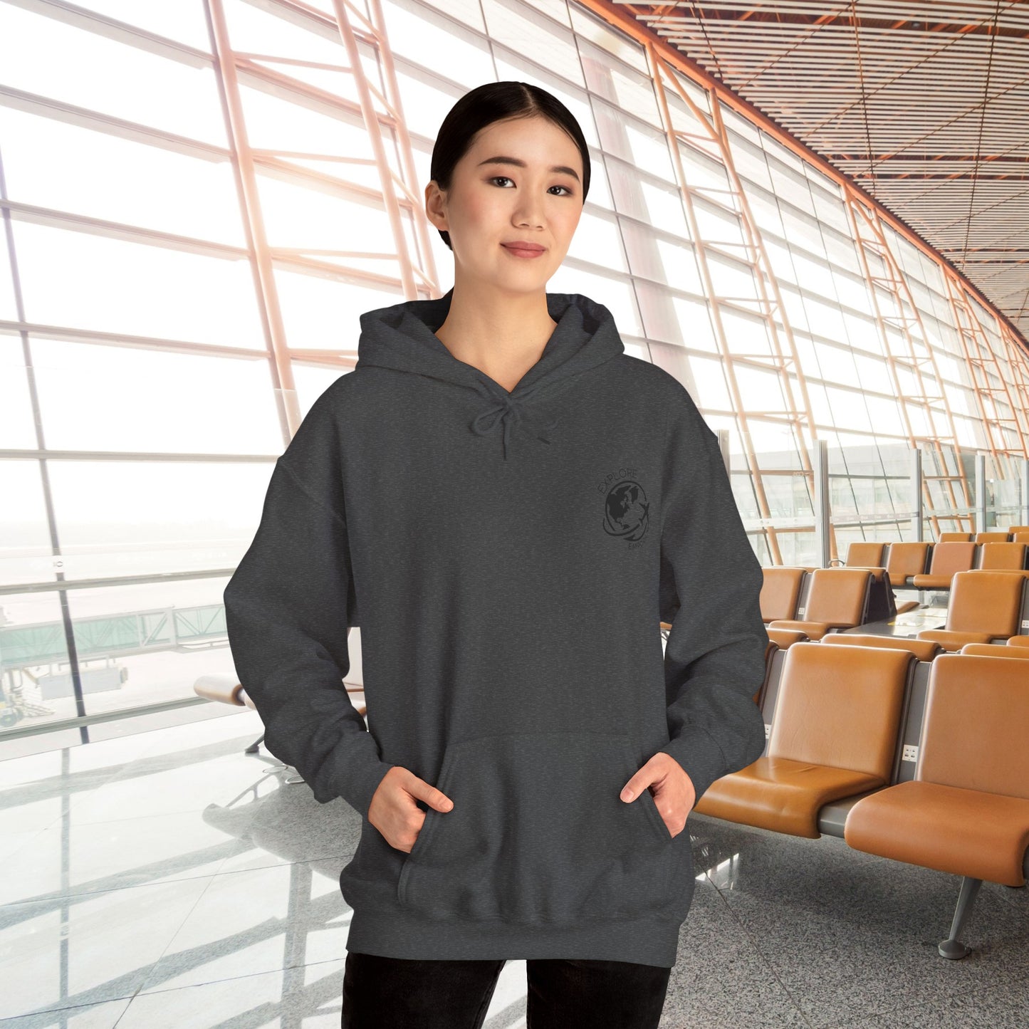 Explore Your Lifestyle: Explore Emporium Co. Logo Hoodie