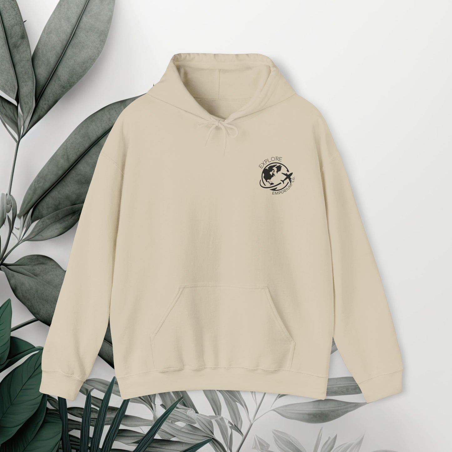 Explore Your Lifestyle: Explore Emporium Co. Logo Hoodie