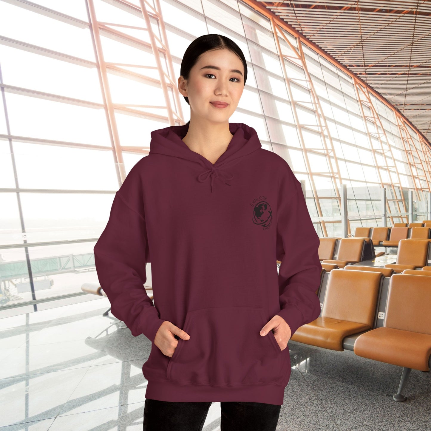 Explore Your Lifestyle: Explore Emporium Co. Logo Hoodie