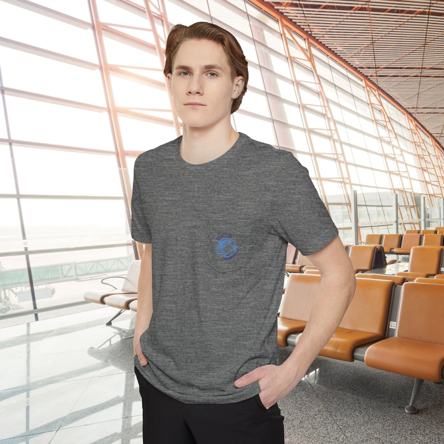 Explore Emporium Co. Logo Tee: Represent Your Wanderlust Lifestyle