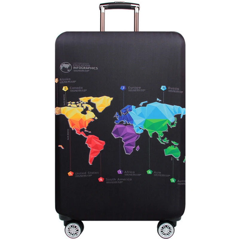 Suitcase Style Savior: 16 Different Designs - Luggage Cover sizes S - XL