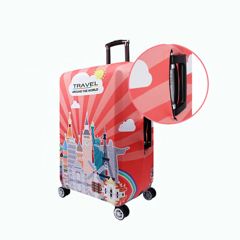 Suitcase Style Savior: 16 Different Designs - Luggage Cover sizes S - XL
