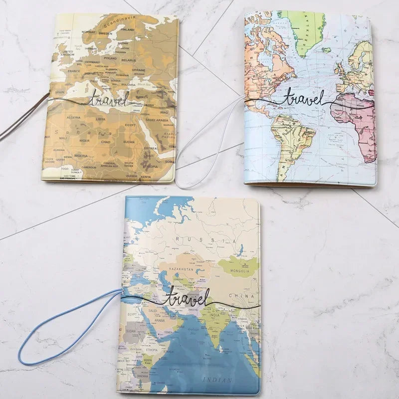 All-in-One Adventure Ally: PU Leather Passport Holder Wallet