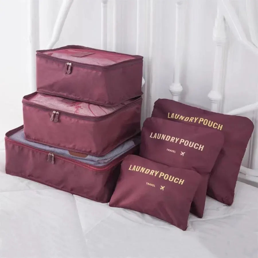 Organize Like a Pro: 6-Piece Travel Storage Set for Effortless Packing