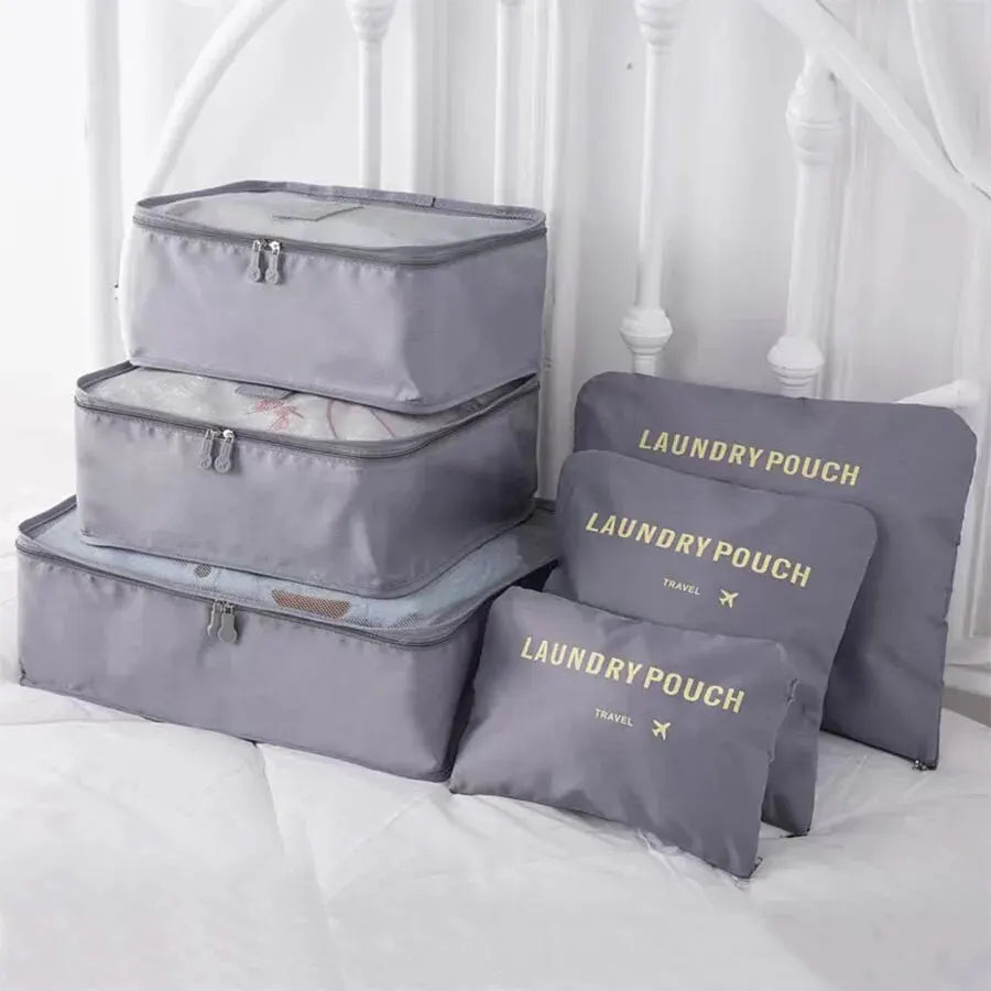 Organize Like a Pro: 6-Piece Travel Storage Set for Effortless Packing