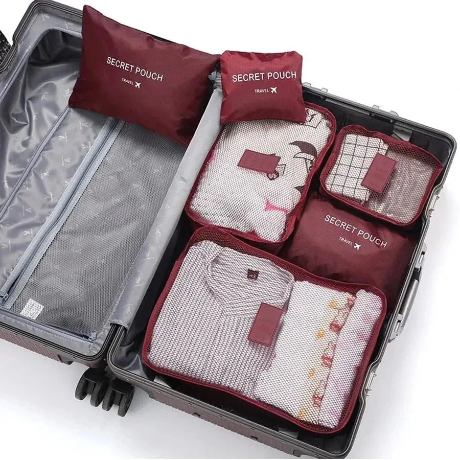 Organize Like a Pro: 6-Piece Travel Storage Set for Effortless Packing