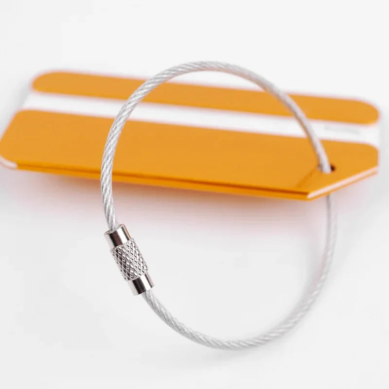 Sleek & Stylish: Metal Luggage Tag for Modern Travelers