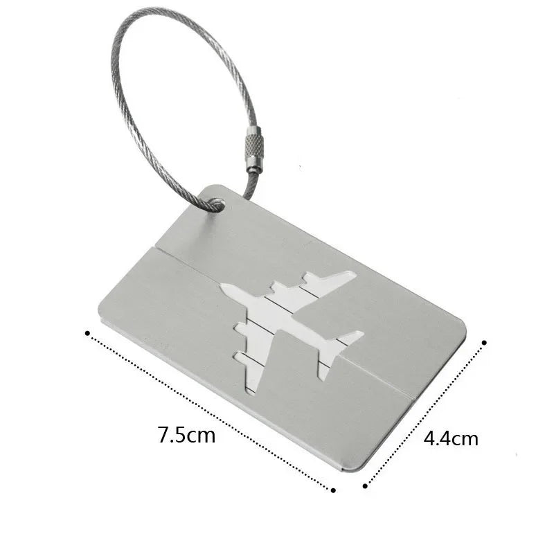 Sleek & Stylish: Metal Luggage Tag for Modern Travelers