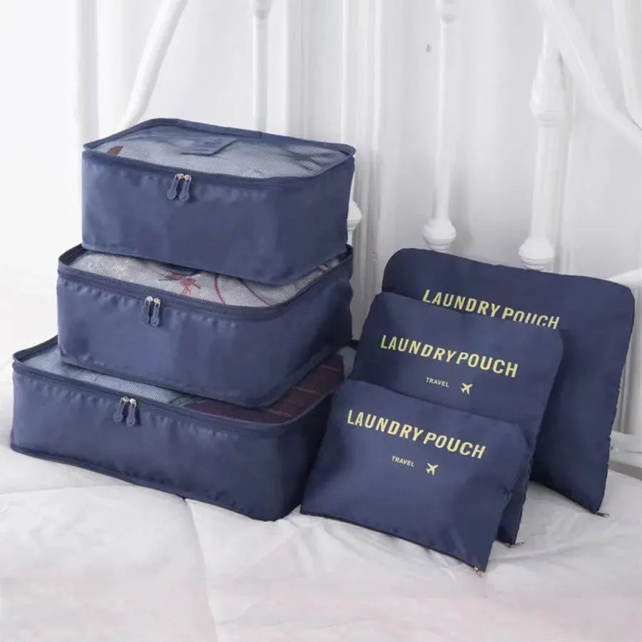 Organize Like a Pro: 6-Piece Travel Storage Set for Effortless Packing
