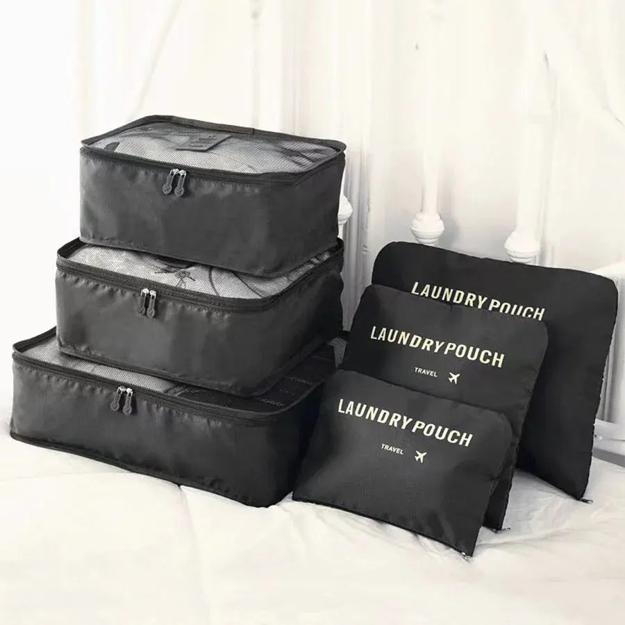 Organize Like a Pro: 6-Piece Travel Storage Set for Effortless Packing