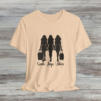 Girls Trip Vibes: Travel T-Shirt for Adventurous Friends