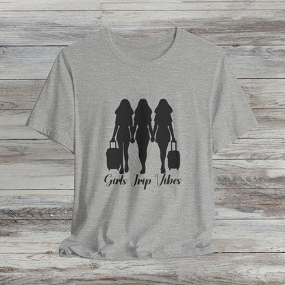 Girls Trip Vibes: Travel T-Shirt for Adventurous Friends