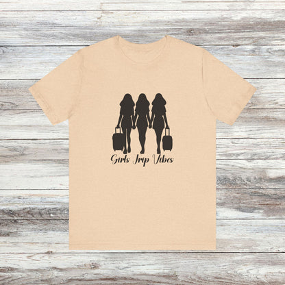 Girls Trip Vibes: Travel T-Shirt for Adventurous Friends