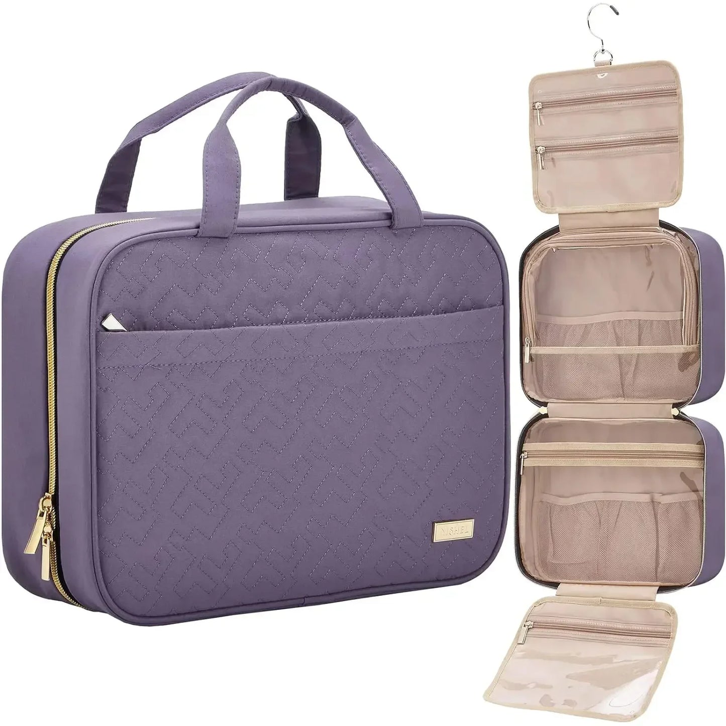 All-in-One Travel Companion: Hanging Toiletry Bag for Effortless Organization