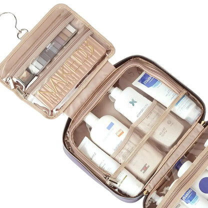 All-in-One Travel Companion: Hanging Toiletry Bag for Effortless Organization