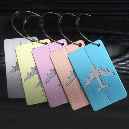 Sleek & Stylish: Metal Luggage Tag for Modern Travelers